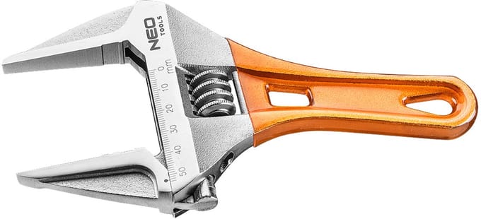 Grupa Topex NEO - Verstelbare Moersleutel - 185 mm - Chroom-vanadium Staal