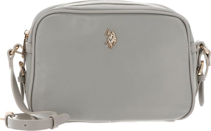 U.S. POLO ASSN. Schoudertas Houston Crossbody Bag Light Grey Lichtgrijs
