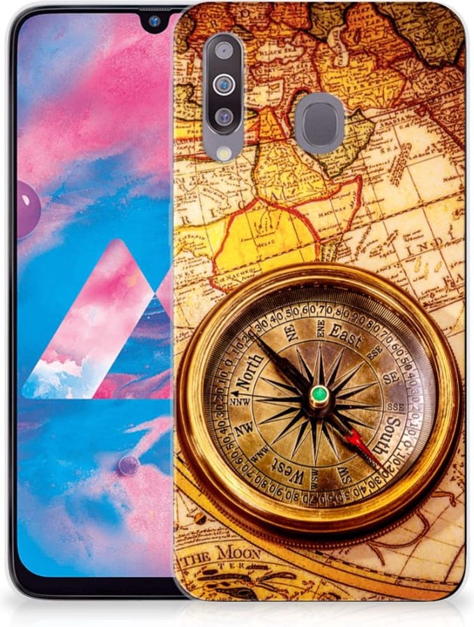 Samsung Galaxy M30 Siliconen Back Cover Kompas