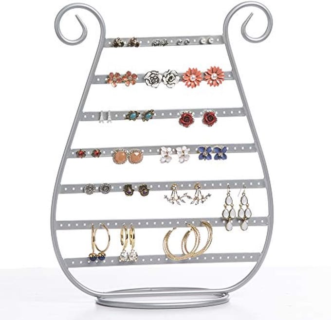 Oorbellen en Sieraden Organizer - Elegante Harp Vorm