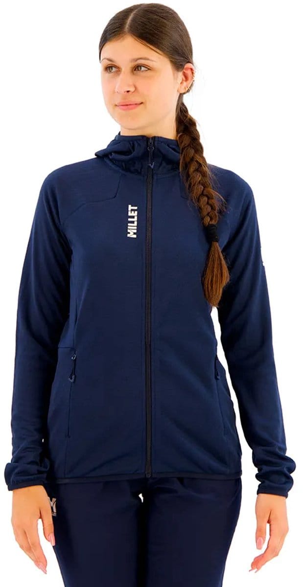 Millet Lokka Iii Fleece Met Kap Blauw S Vrouw