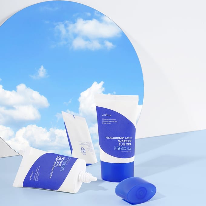 Isntree Hyaluronic Acid Watery Sun Gel SPF50+ PA++++ - Zonnebrand - 50 ml