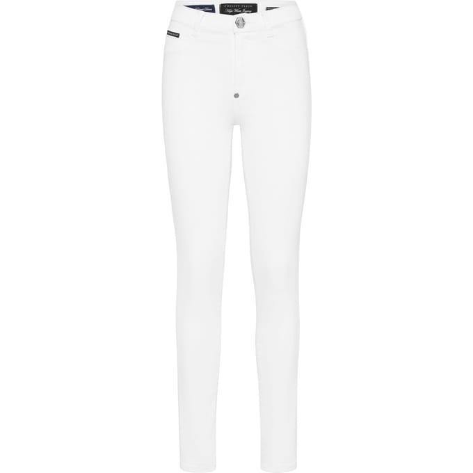 Denim High Waist Jegging Logo