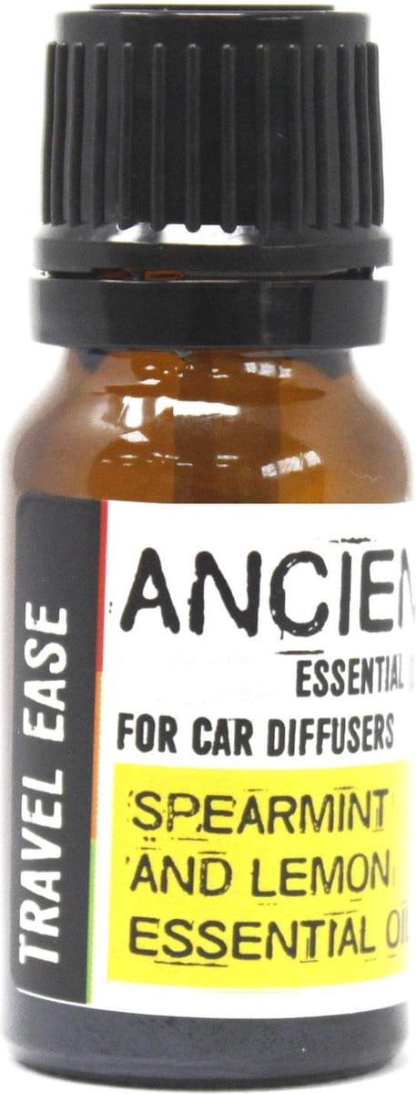 Travel Ease Etherische Olie - 10 ml - Pepermunt - Citroen - Puur Natuur