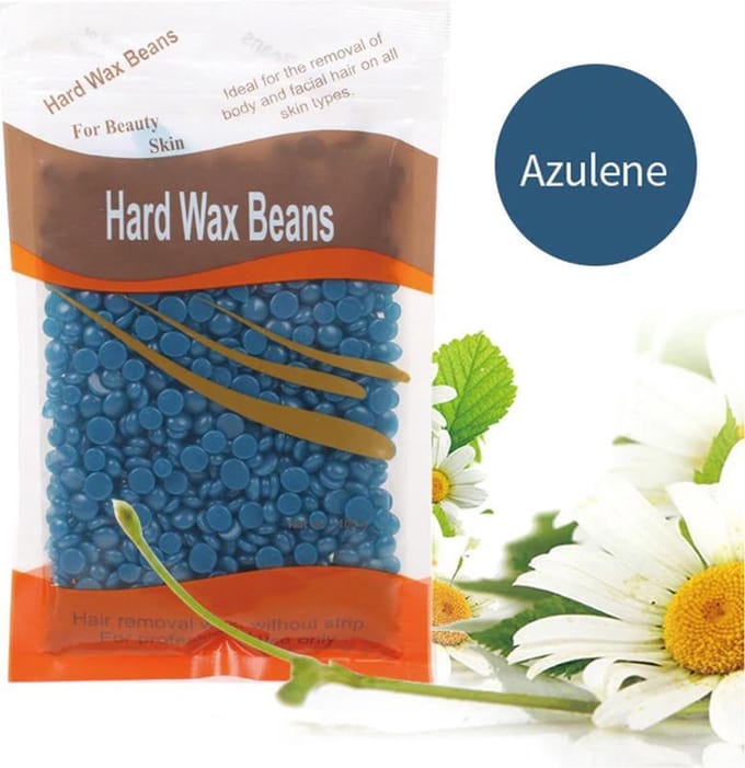 DW4Trading Hard wax beans 100 gr ontharen harsen lichaam gezicht spatels Azulene