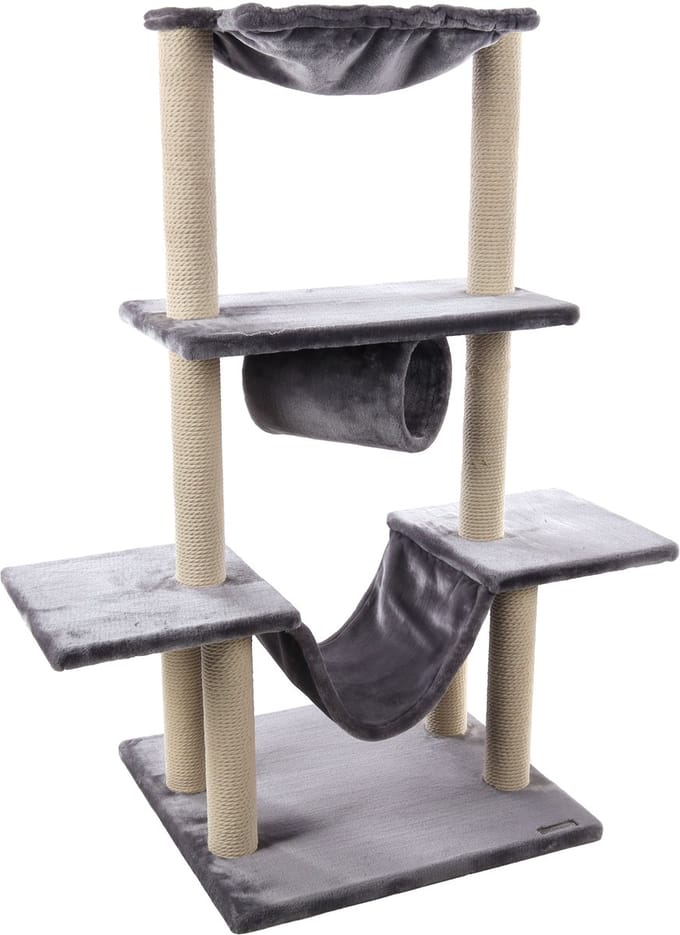 FLAMINGO-Kattenkrabpaal-Hamza-60x57x122-cm-grijs