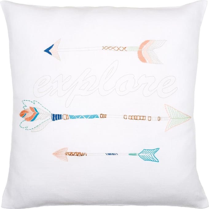 Borduurkussen kit "Explore" - Vervaco - PN-0162500