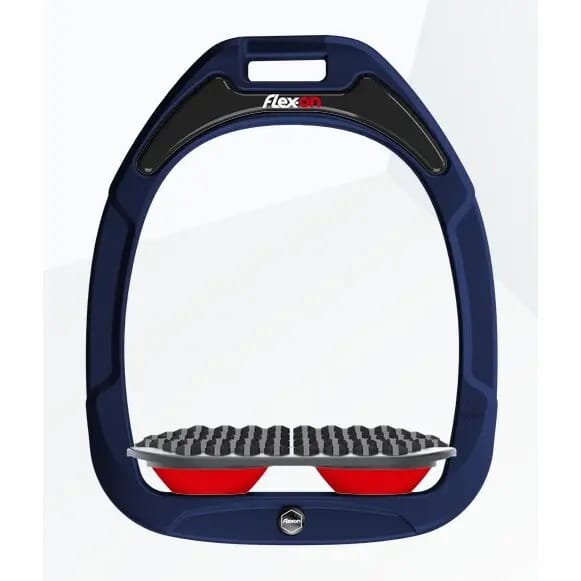 Endurance Stijgbeugels Marine/Grijs/Rood Flex-On Green Composite