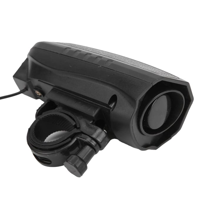Elektrische Fietsbel Elektrische Luide Fietsbel Fietsstuur Ring Alarm met Vaste Basis gray