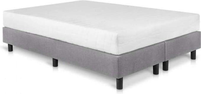 Bed4less Boxspring 140 x 200 cm - Met Matras - Tweepersoons - Grijs