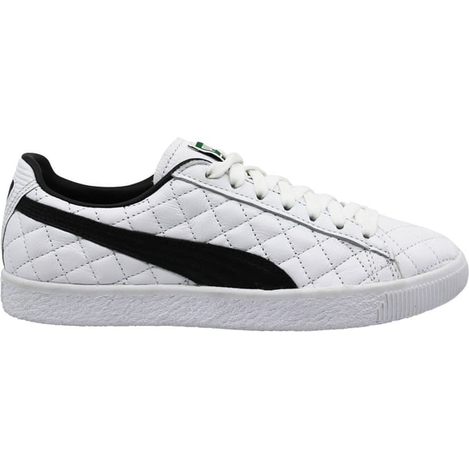Puma Clyde Dressed Part Deux FM Wit Leer Lace Up Herentrainers 363636 01