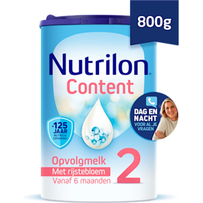 Nutrilon Content 2  - Flesvoeding Vanaf 6+ Maanden - 800g