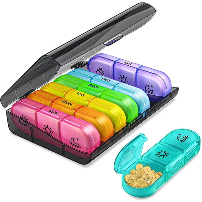 Wekelijkse Medicijn Organizer 3 Keer Per Dag Groot 7 Dagen Dagelijkse Medicijn Planner Container Doos 21 multi