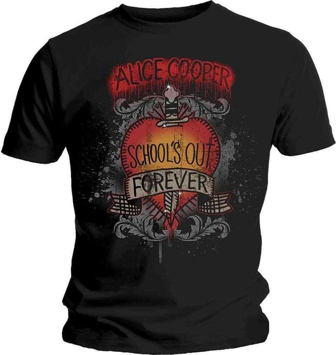 Alice Cooper - Schools Out Dagger Heren T-shirt - M - Zwart