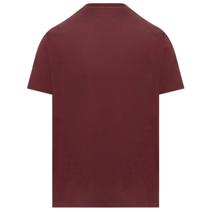 Gebroken wit gewassen slim-fit gepureerd pompoen-T-shirt
