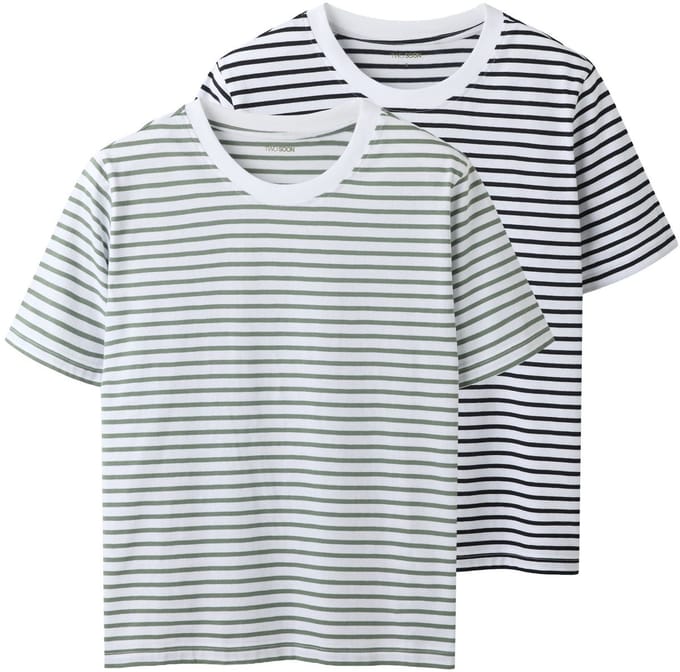 NAME IT - TAFJOX 2P SS REG STRIPED TOP NOOS - Dames - T-shirts