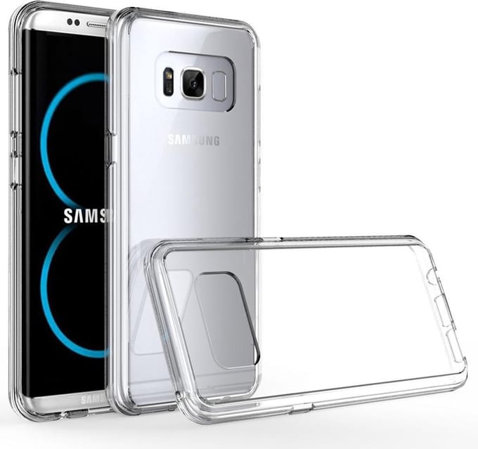 BMAX TPU hard case hoes geschikt voor Samsung Galaxy S8 / Hard cover - Transparant