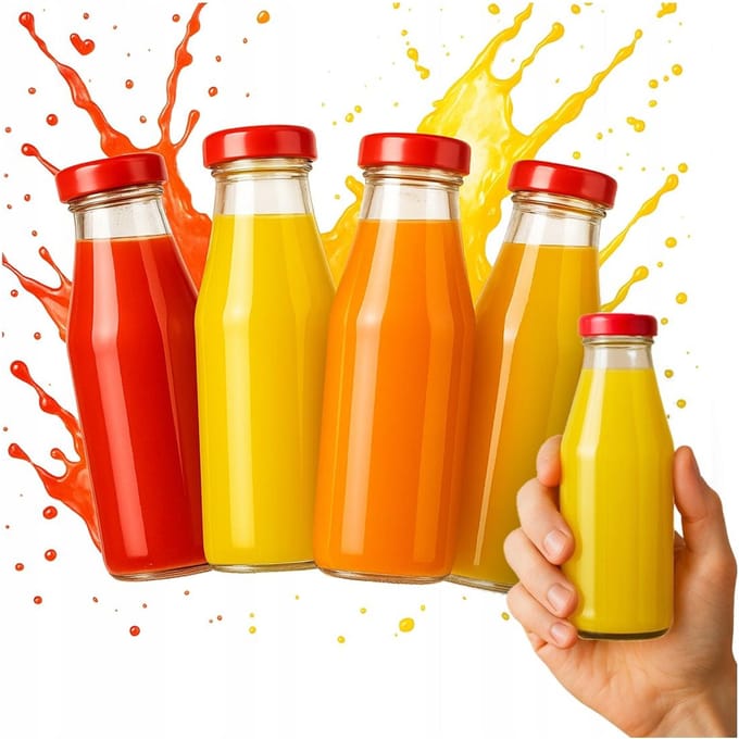 Bimberek - Glazen Sapfles - 200ml - Transparant Glas - Met Deksel