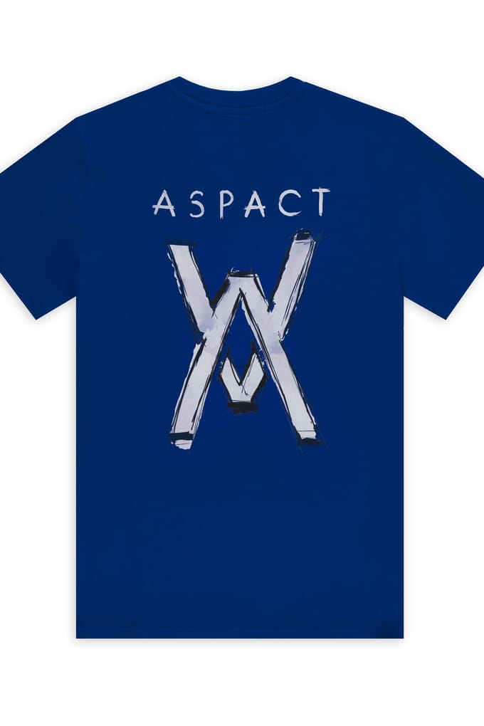 Aspact Unisex Kendi Tee Blue Größe: XS | Hemden Outlet | Unisex | Blau
