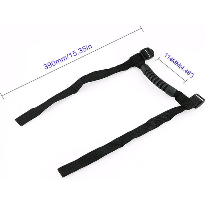 4 STUKS Handgrepen voor Jeep Wrangler van 1995 tot 2018 Auto-accessoires zwart