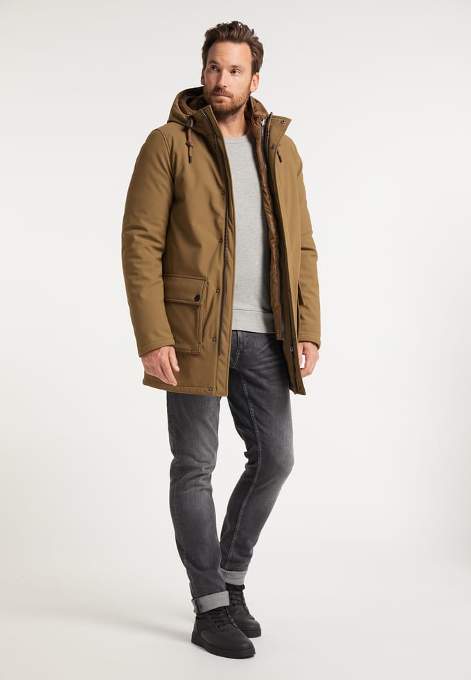 ICEBOUND Bridgeport serie 3 in 1 Winter Parka Heren donkerbeige