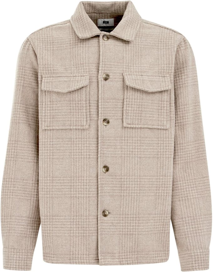 We Fashion Overshirt Greige Größe: 3XL | Casual hemden Outlet | Herren