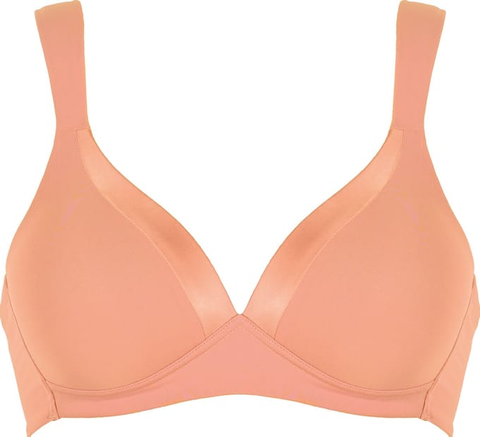 Naturana - Soft bh met glansband - 5119 - Peach Pink - 80B