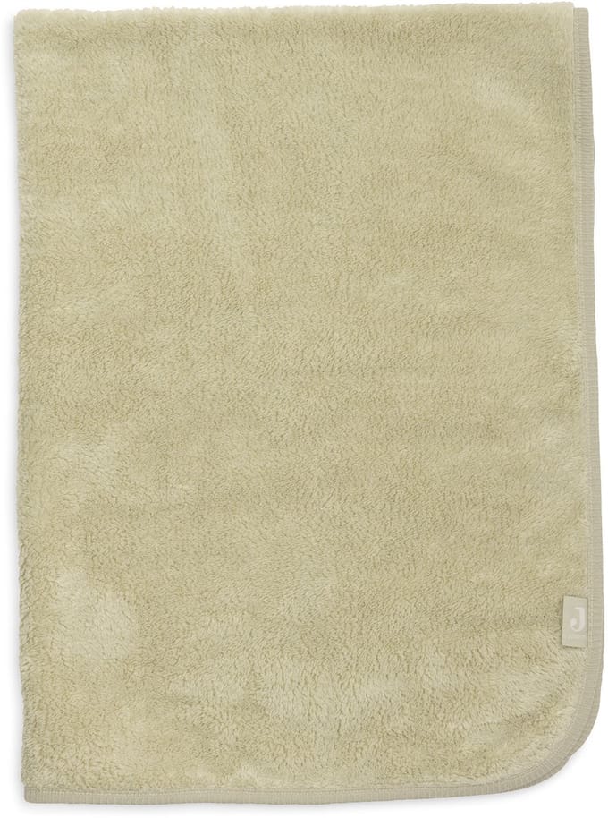Jollein Baby Decke Wiege 75x100cm Basic Sherpa/Jersey - Soft Matcha