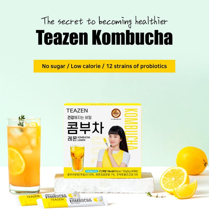 Teazen Thé Kombucha Citron #50EA