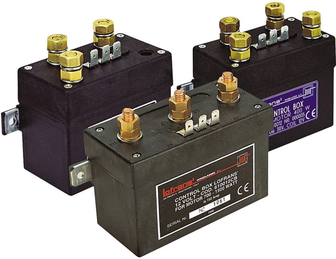 Lofrans windlasses Relaisbox 24V/150A, 500-1700W, 3-polig, waterdicht