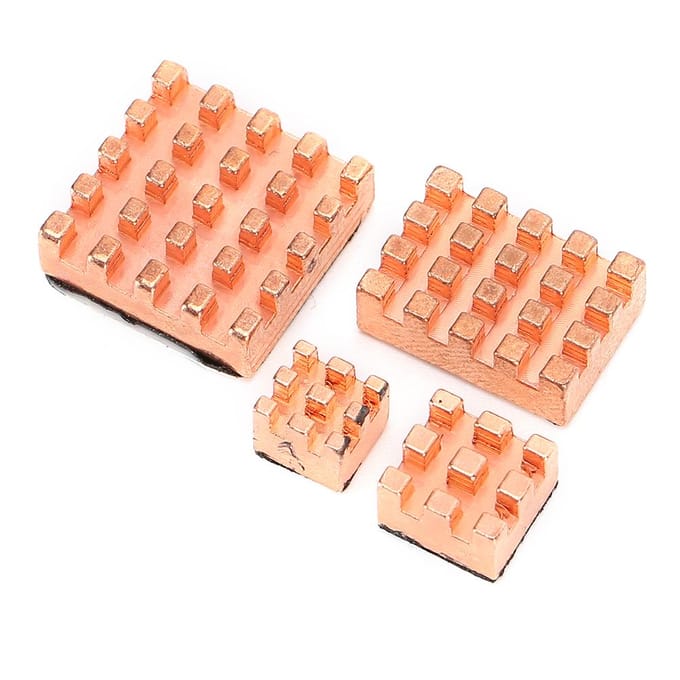 Pure Koperen Koellichaam Koeling Koellichaam Accessoire voor Raspberry Pi 4B 1G 2G 4GPure Koperen Koellichaam