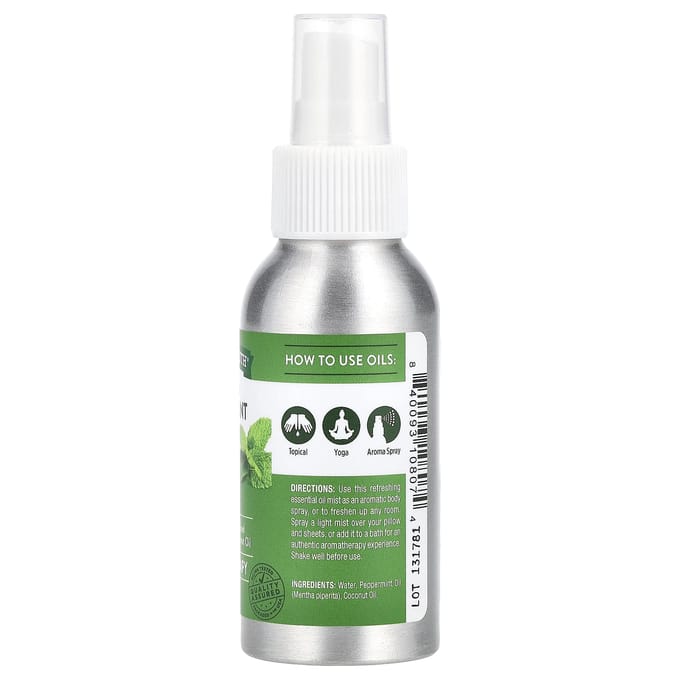 Nature's Truth, Essential Oil, Topical Mist, Refreshing Peppermint, 2.4 fl oz (71 ml)