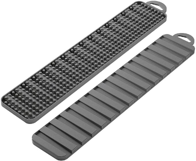 Metaltex Afdruipmat Gravity Slim 2-zijdig 40 X 8 Cm Grijs