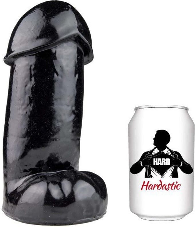 Gangbangster - Super Bruce - Dildo - 18 x 9,5 cm - PVC - Zwart