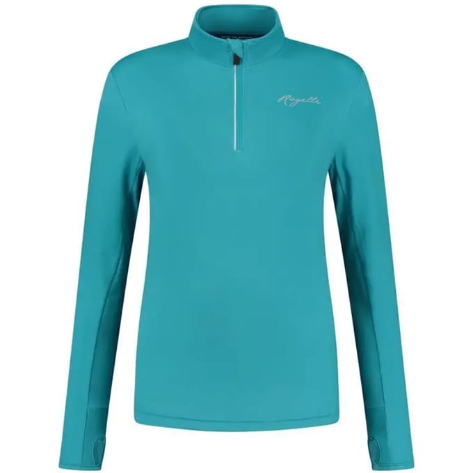 Rogelli Core Dames Hardloopshirt - Lange Mouw - Duimgat - Blauw