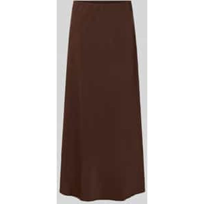 Uitlopende maxi-rok met elastische band model 'FRANAN'