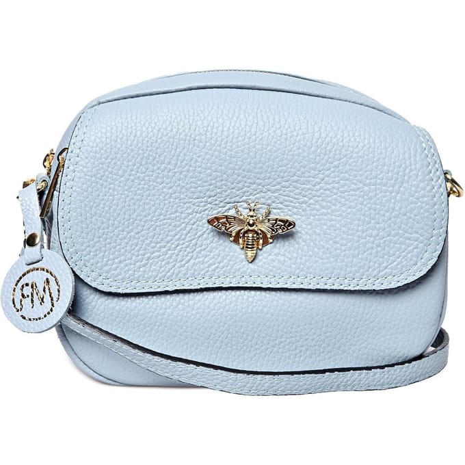 Roberta M Turquoise Rundleer Tas