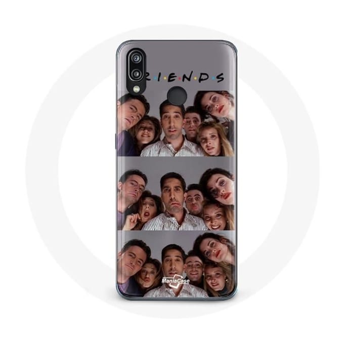 Coque - Huawei - P20 Lite - Souple - Gris - Friends Selfie