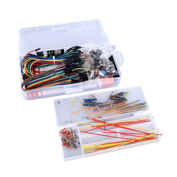 830 Contactpunten Breadboard met Voedingsmodule DIY Circuit Jumper Wire Elektronische Componenten Kit