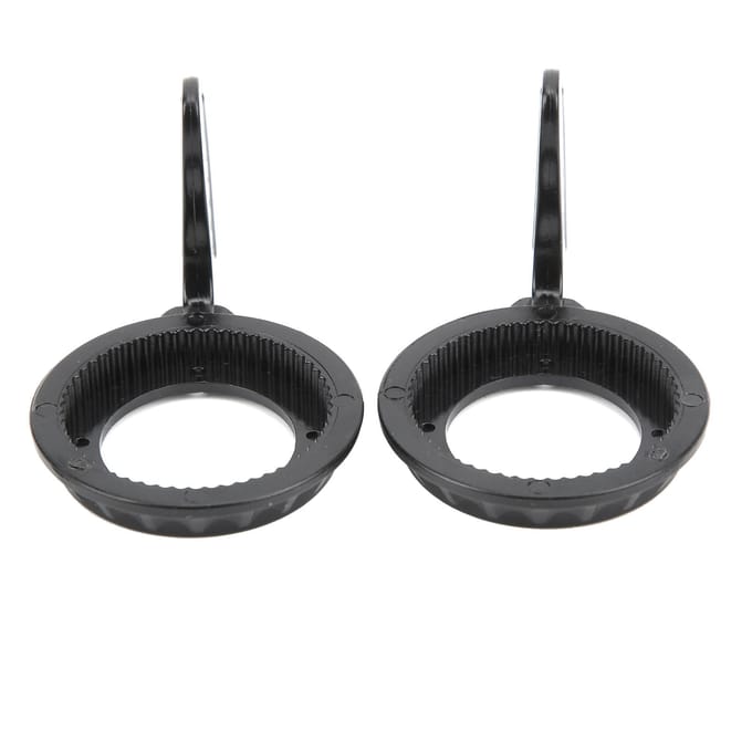 2 stuks Elektrische Scooter Rem Gashendel Vingerdraaiknop Handvat voor 5‑6,5 inch Scooters black