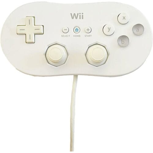 Nintendo Wii Classic Controller-Wit (Wii) Gebruikt