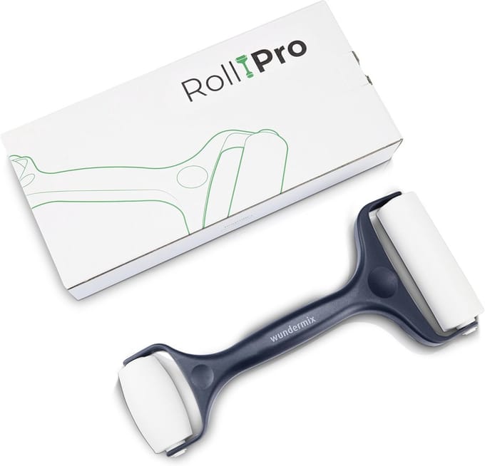 Deegroller met 2 Rollen - Antikleef Deegroller voor Perfect Uitrollen van Deeg - Vaatwasmachinebestendig Bakaccessoire