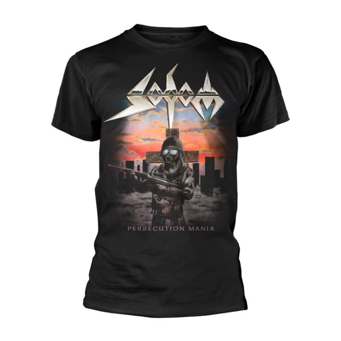 Sodom T-shirt - Persecution Mania - S tot 3XL - voor Mannen - zwart