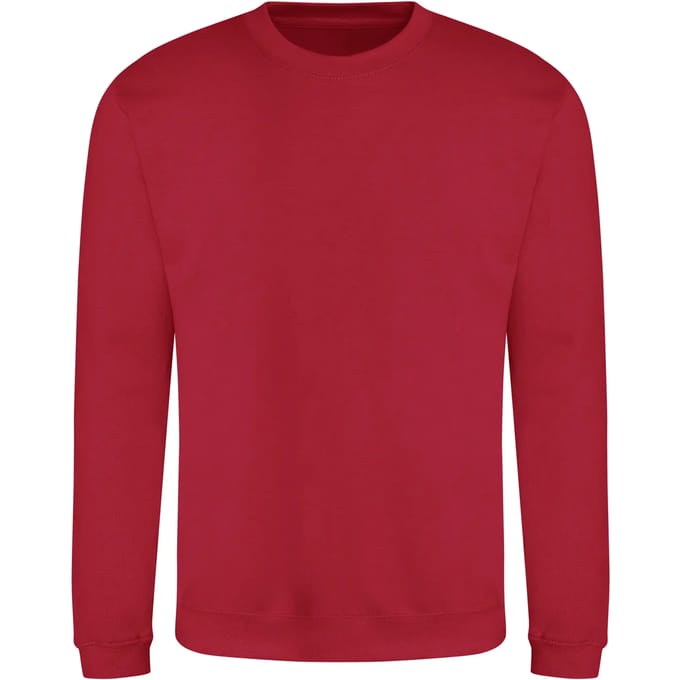 Just Hoods - AWDis Sweat - Fire Red maat M
