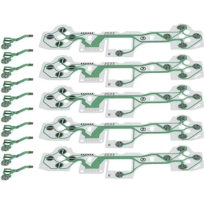 5 Sets Flexibele Platte Kabel FPC Flexibele Kabel Vervangingsonderdeel Accessoire voor PS5 Gamepad Handvat white