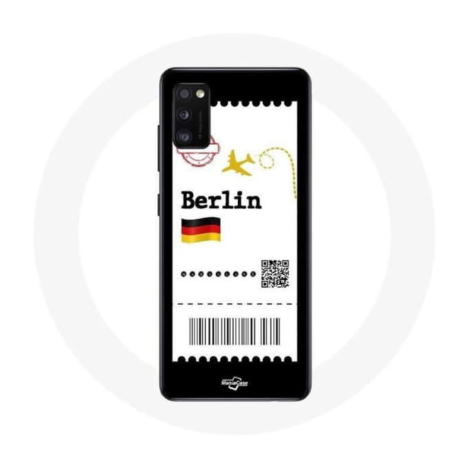Coque Samsung Galaxy A41 Billet d'avion berlin