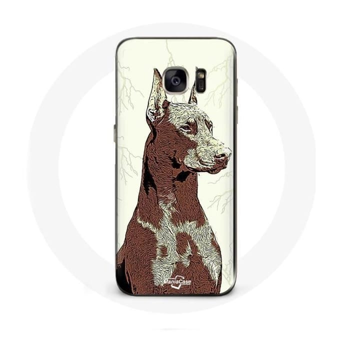 Samsung Galaxy S7 hoesje Doberman hondenras