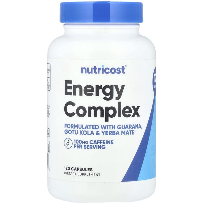 Nutricost, Energy Complex, 120 Complex