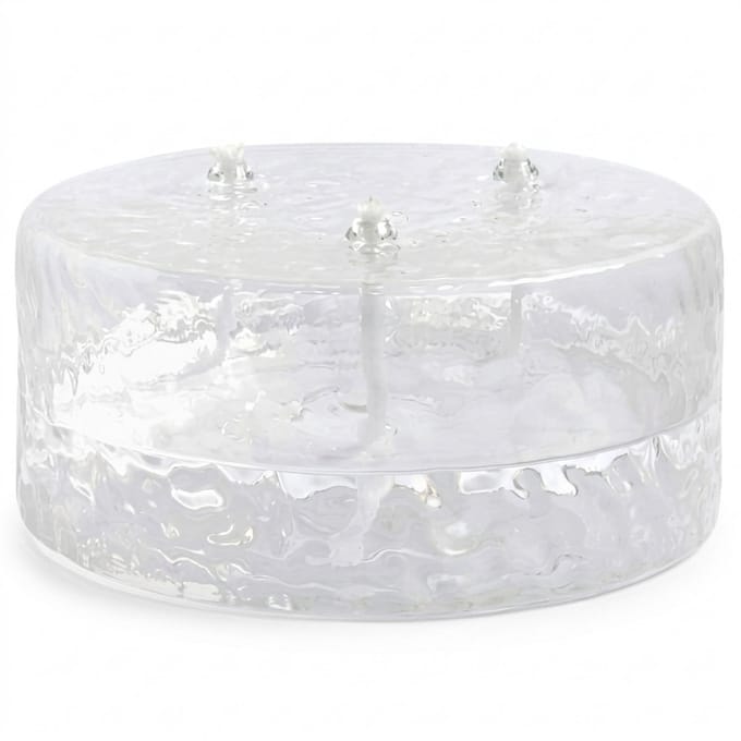 Leeff Olielamp Oscar L – Tafellampen – Transparant – 15,5 x 7 CM – Glas