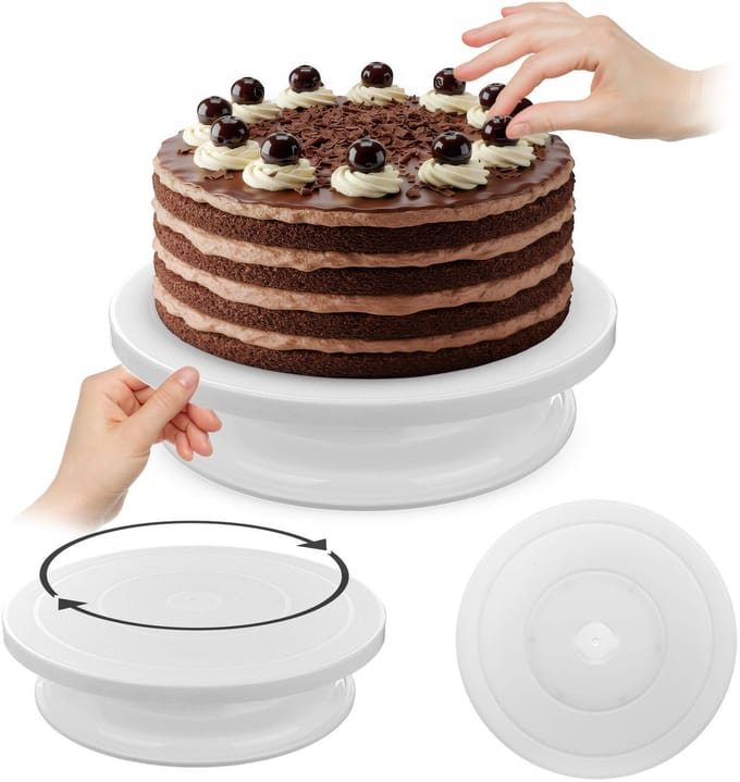 Tropea taartstandaard, 28 cm, wit